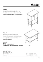 Предварительный просмотр 17 страницы Bartscher 601.710 Assembly Instruction Manual