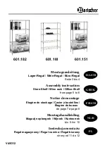 Bartscher 601151 Assembly Instruction Manual preview