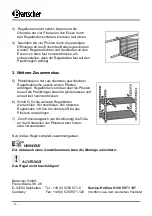 Preview for 4 page of Bartscher 601151 Assembly Instruction Manual