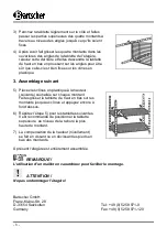 Preview for 8 page of Bartscher 601151 Assembly Instruction Manual