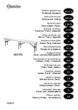 Preview for 1 page of Bartscher 601176 Instruction Manual