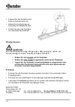 Preview for 6 page of Bartscher 601176 Instruction Manual