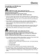 Предварительный просмотр 11 страницы Bartscher 610.836 Instruction Manual