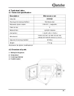 Предварительный просмотр 10 страницы Bartscher 610182 Instruction Manual