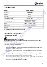 Preview for 8 page of Bartscher 700.075H Instruction Manual