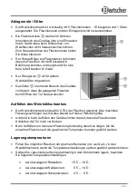 Предварительный просмотр 12 страницы Bartscher 700.082G Instruction Manual