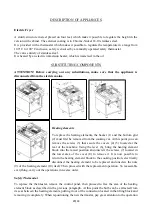 Preview for 9 page of Bartscher 700 Series Directions For Installation, Use And Maintenance