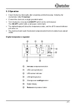 Preview for 12 page of Bartscher 700207G Translation Of The Original Instruction Manual