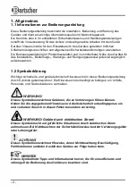 Предварительный просмотр 6 страницы Bartscher 700378G Instruction Manual