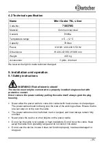 Preview for 10 page of Bartscher 700378G Quick Start Manual