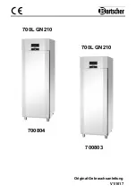 Preview for 1 page of Bartscher 700803 Manual