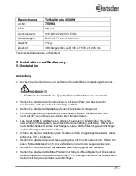 Preview for 15 page of Bartscher 700963 Operating Manual