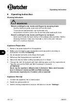 Preview for 20 page of Bartscher 700FX-E1850 Instruction Manual