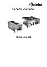 Bartscher 700FX-E20 Original Instruction Manual preview