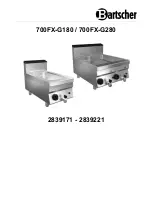 Preview for 1 page of Bartscher 700FX-G180 Manual