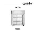 Preview for 1 page of Bartscher 7450 2E Manual