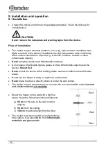 Предварительный просмотр 13 страницы Bartscher 825215 Manual