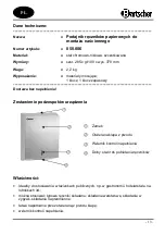 Preview for 14 page of Bartscher 850006 Instruction Manual