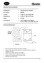 Preview for 7 page of Bartscher 860.001 Instruction Manual