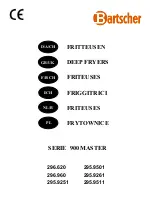 Bartscher 900 SERIES Installation, Use And Maintenance Manual preview