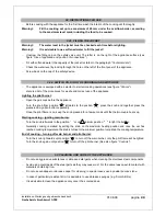 Preview for 13 page of Bartscher 900 SERIES Instruction Manual For Installation, Maintenance And Use