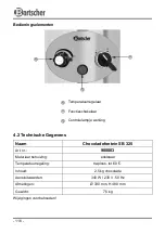 Предварительный просмотр 63 страницы Bartscher 900003 Instruction Manual