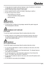 Preview for 6 page of Bartscher 900T1S2 Manual