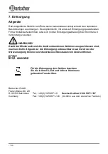 Preview for 15 page of Bartscher A100155 Instruction Manual