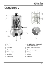 Предварительный просмотр 8 страницы Bartscher A120407 Instruction Manual