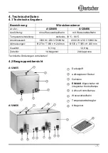 Предварительный просмотр 8 страницы Bartscher A120455 Instruction Manual