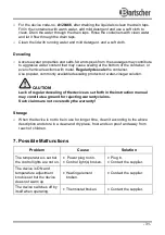 Preview for 16 page of Bartscher A120465 Operating Instructions Manual