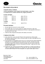 Preview for 9 page of Bartscher A130442 Manual