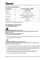 Предварительный просмотр 9 страницы Bartscher A150.117G Instruction Manual