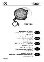 Предварительный просмотр 1 страницы Bartscher A150118G Instruction Manual