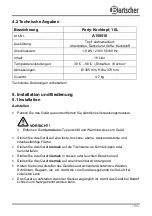 Предварительный просмотр 13 страницы Bartscher A150510 Instruction Manual