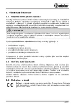 Preview for 209 page of Bartscher A150684 Manual