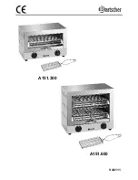 Предварительный просмотр 1 страницы Bartscher A151.300 Manual