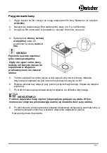 Предварительный просмотр 81 страницы Bartscher A190043 Instruction Manual