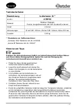 Preview for 3 page of Bartscher A190122 Instruction Manual