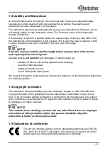 Preview for 19 page of Bartscher A200052 Instruction Manual