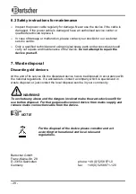 Preview for 30 page of Bartscher A200052 Instruction Manual