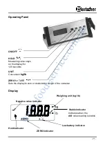 Предварительный просмотр 8 страницы Bartscher A300.067 Instruction Manual