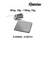 Preview for 1 page of Bartscher A300.068 Original Instruction Manual