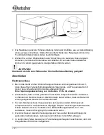 Preview for 16 page of Bartscher AB 3120 206.771 Instruction Manual