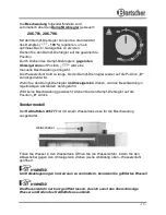 Preview for 23 page of Bartscher AB 3120 206.771 Instruction Manual