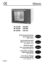 Bartscher AC 433V0 Instruction Manual предпросмотр