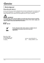 Preview for 46 page of Bartscher AC 433V0 Instruction Manual