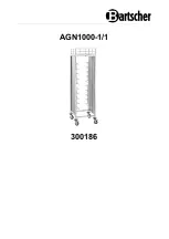 Preview for 1 page of Bartscher AGN1000-1/1 Instruction Manual