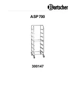 Bartscher ASP700 Original Instruction Manual предпросмотр