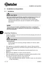 Предварительный просмотр 14 страницы Bartscher AT230-MDI Manual